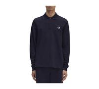 Fred Perry, ,Tops ,Uomo ,Blu ,S Polo a Maniche Lunghe Blu Navy 608