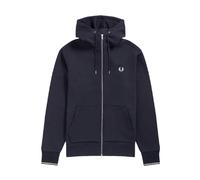 Fred Perry HOODED ZIP THROUGH SWEATSHIRT men Hoodies|Zippers blue in taglia:XL