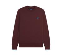 Fred Perry, ,Sweatshirts & Hoodies ,Uomo ,Rosso ,S Felpa in Cotone Classica Bordeaux