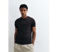 Fred Perry T-shirt a doppia riga in marrone scuro L