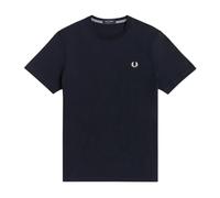 Fred Perry - T-shirt blu con scollo a giro - - Tops - Uomo - Blu - S