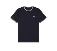 Fred Perry TWIN TIPPED T-SHIRT men Shortsleeves blue in taglia:L