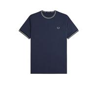 Fred Perry - Twin Tipped T-Shirt Blu - Abbigliamento S Blu