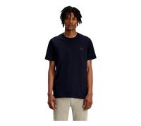 Fred Perry - T-shirt Classica Girocollo in Cotone - - Tops - Uomo - Blu - M