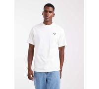 Fred Perry - T-shirt comoda bianca-Bianco M