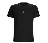 Fred Perry T-shirt EMBROIDERED T-SHIRT in Nero EU XS