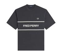 Fred Perry - T-shirt Grafica - - Tops - Uomo - Grigio - M