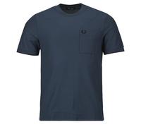 Fred Perry T-shirt POCKET DETAIL PIQUE T-SHIRT in Blu EU L