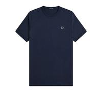 Fred Perry - T-Shirt Ringer - - Tops - Uomo - Blu - M