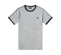 Fred Perry - T-shirt Ringer - - Tops - Uomo - Grigio - S