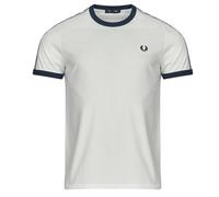 Fred Perry T-shirt TAPED RINGER T-SHIRT in Bianco EU M