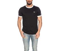 Fred Perry Taped Ringer T-Shirt, Maglietta - M