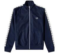 Fred Perry Taped Track Jacket Carbon Blue, Carbon Blue, S