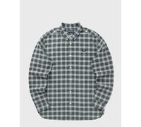 Fred Perry TARTAN OXFORD SHIRT men Longsleeves green in taglia:M