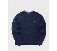 Fred Perry TEXTURED JUMPER men Pullovers blue in taglia:M