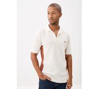 Fred Perry - TEXTURED PANEL POLO SHIRT Bianco - Abbigliamento L Bianco