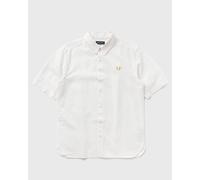 Fred Perry TEXTURED SEERSUCKER SHIRT men Shortsleeves white in taglia:S