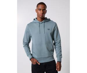 Fred Perry - TIPPED HOODED SWEATSHIRT Blu - Abbigliamento M Blu