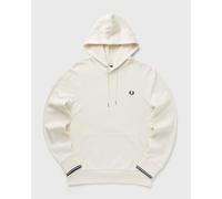 Fred Perry - TIPPED HOODED SWEATSHIRT Bianco - Abbigliamento - Taglia M M Bianco