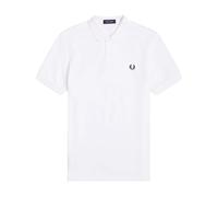 Fred Perry, ,Tops ,Uomo ,Bianco ,S Iconica Polo con Logo Laurel