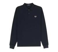 Fred Perry, ,Tops ,Uomo ,Blu ,S Polo a Maniche Lunghe Blu Navy 608