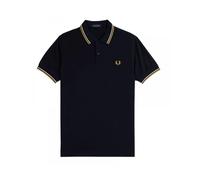 Fred Perry, ,Tops ,Uomo ,Blu ,XL Polo a Righe con Costine