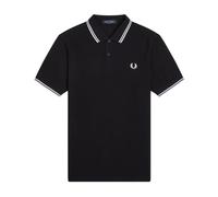 Fred Perry, ,Tops ,Uomo ,Nero ,L Iconica Polo con Logo Laurel