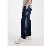 Fred Perry - Tramline - Pantaloni sportivi blu con fettuccia con logo XS
