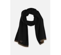 Fred Perry - Twin Tipped Merino Wool Scarf Nero - Sciarpa y foulard T.U Nero