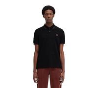 Fred Perry, Twin Tipped Shirt, Blk/CBRICK/WHSBR, L