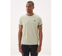 Fred Perry - Twin Tipped T-Shirt Beige - Abbigliamento S Beige