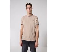 Fred Perry - Twin Tipped T-Shirt Beige - Abbigliamento S Beige