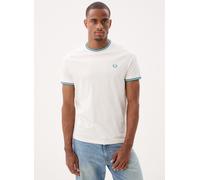 Fred Perry - Twin Tipped T-Shirt Bianco - Abbigliamento L Bianco