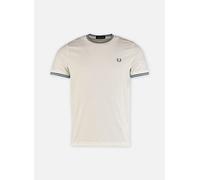 Fred Perry - Twin Tipped T-Shirt Bianco - Abbigliamento S Bianco
