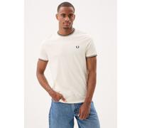 Fred Perry - Twin Tipped T-Shirt Bianco - Abbigliamento S Bianco