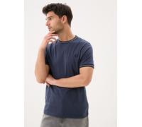 Fred Perry - Twin Tipped T-Shirt Blu - Abbigliamento M Blu