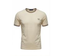 Fred Perry - Twin Tipped T-Shirt Bianco - Abbigliamento XL Bianco