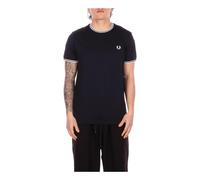 Fred Perry - Twin Tipped T-Shirt - - Tops - Uomo - Blu - 2XL