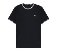 Fred Perry - Twin Tipped T-Shirt - - Tops - Uomo - Blu - S