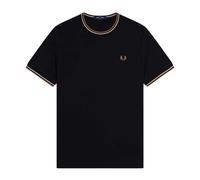 Fred Perry - Twin Tipped T-Shirt - - Tops - Uomo - Nero - S