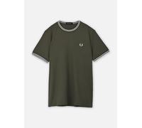 Fred Perry - Twin Tipped T-Shirt Verde - Abbigliamento L Verde