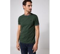 Fred Perry - Twin Tipped T-Shirt Verde - Abbigliamento S Verde