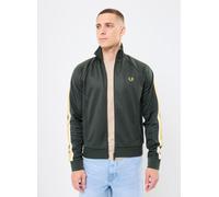 Fred Perry - TWO COLOUR TAPE TRACK JACKET Verde - Abbigliamento XXL Verde