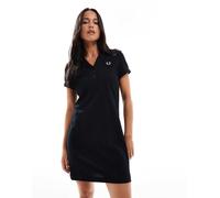 Fred Perry - Vestito nero in piqué con tasca 40