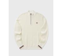 Fred Perry WAFFLE STITCH HALF ZIP JUMPER men Pullovers beige in taglia:S