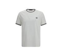 Fred Perry White Cotton T-Shirt - M