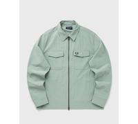 Fred Perry ZIP THROUGH OVERSHIRT men Longsleeves green in taglia:M