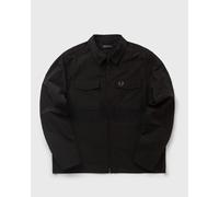 Fred Perry ZIP THROUGH OVERSHIRT men Overshirts black in taglia:L