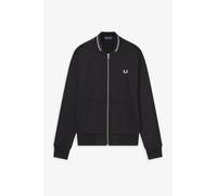 Fred Perry ZIP THROUGH SWEATSHIRT men Zippers black in taglia:XL