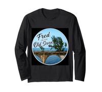 Fred sul Vecchio Seven, Albero, Ponte di 7 miglia Marathon Keys Maglia a Manica